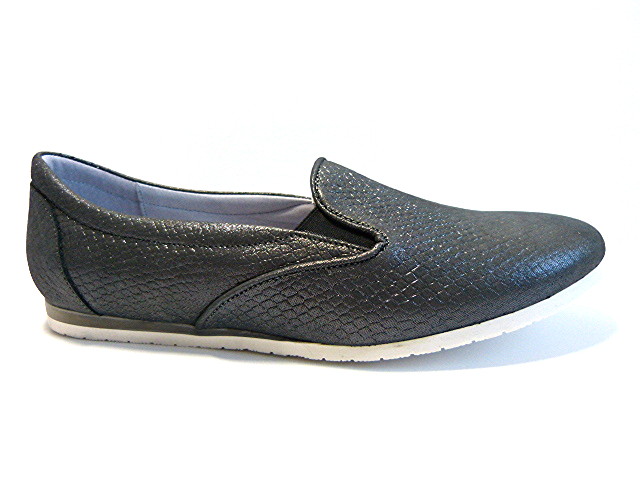 Dámské polobotky Karino 40 Šedá slupka, měkká kůže