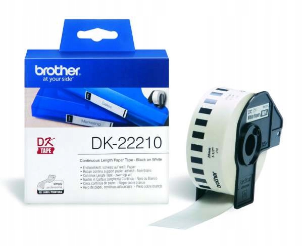 

Taśma org. Brother DK-22210 29mmx30,48mb QL700