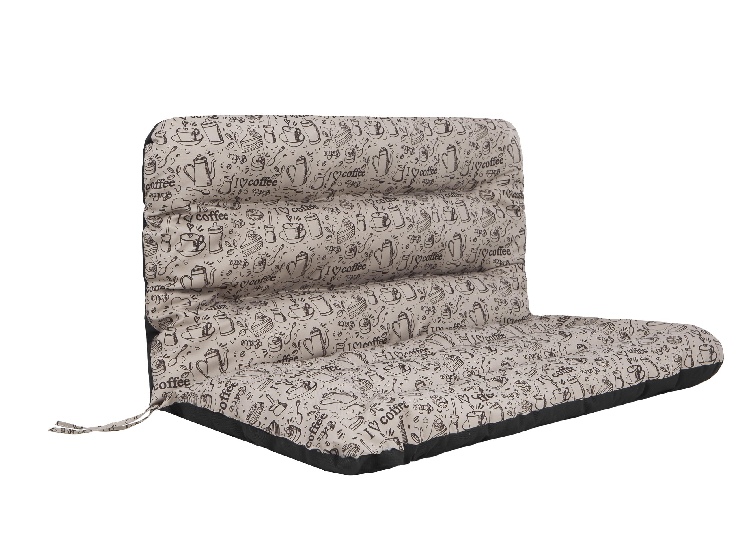 Poduška na hojdačku alebo záhradnú lavičku, hrubá, vodotesná poduška 120 cm