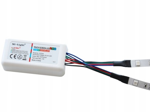 ZESTAW 20m TASMA LED RGB 5050 PILOT DOTYKOWY ZASIL Długość 20 m
