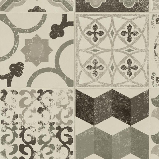 PVC podlaha Retro vinyl Almeria Black 400x800cm