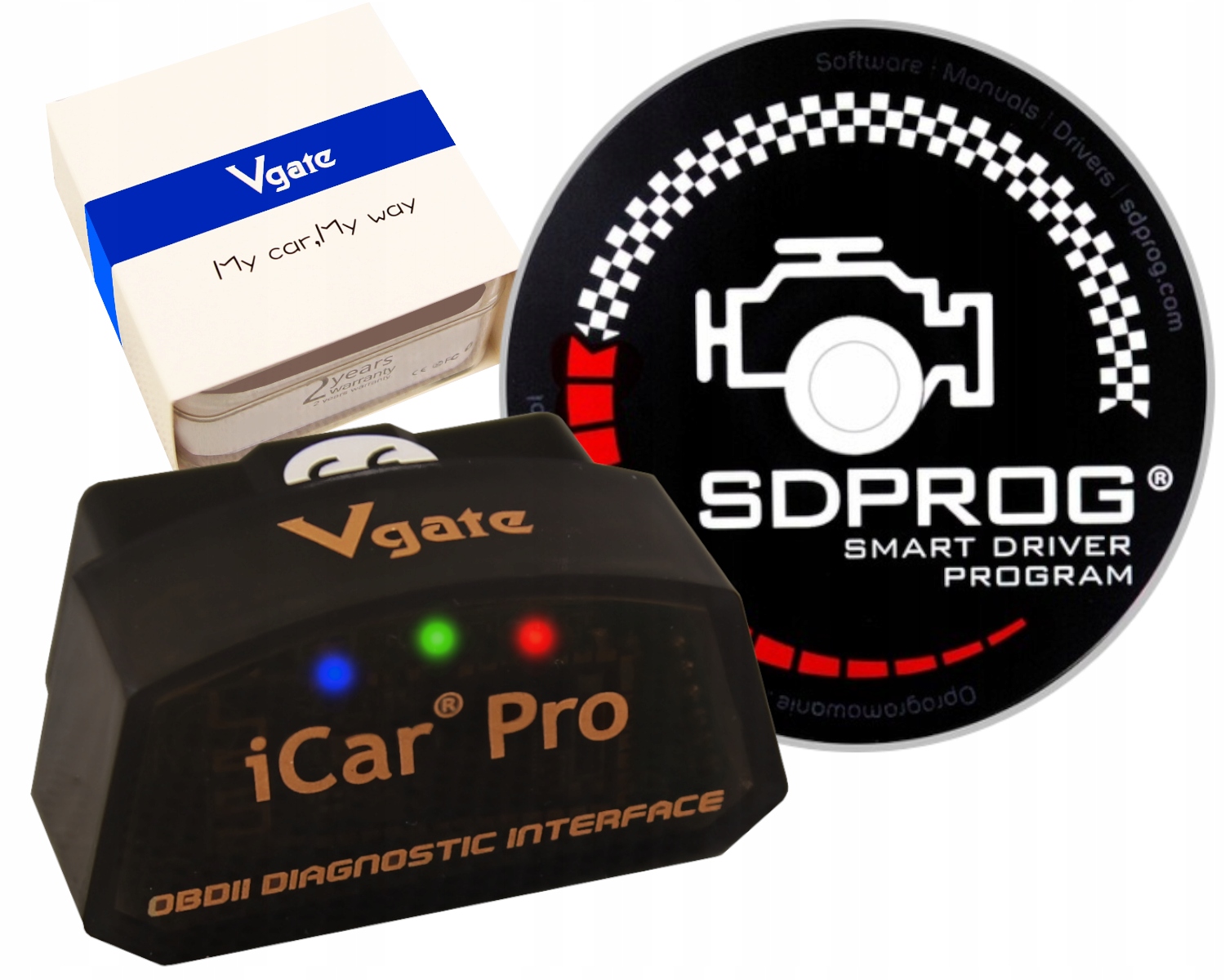 Interfejs diagnostyczny iCar PRO BT 3.0 + SDPROG