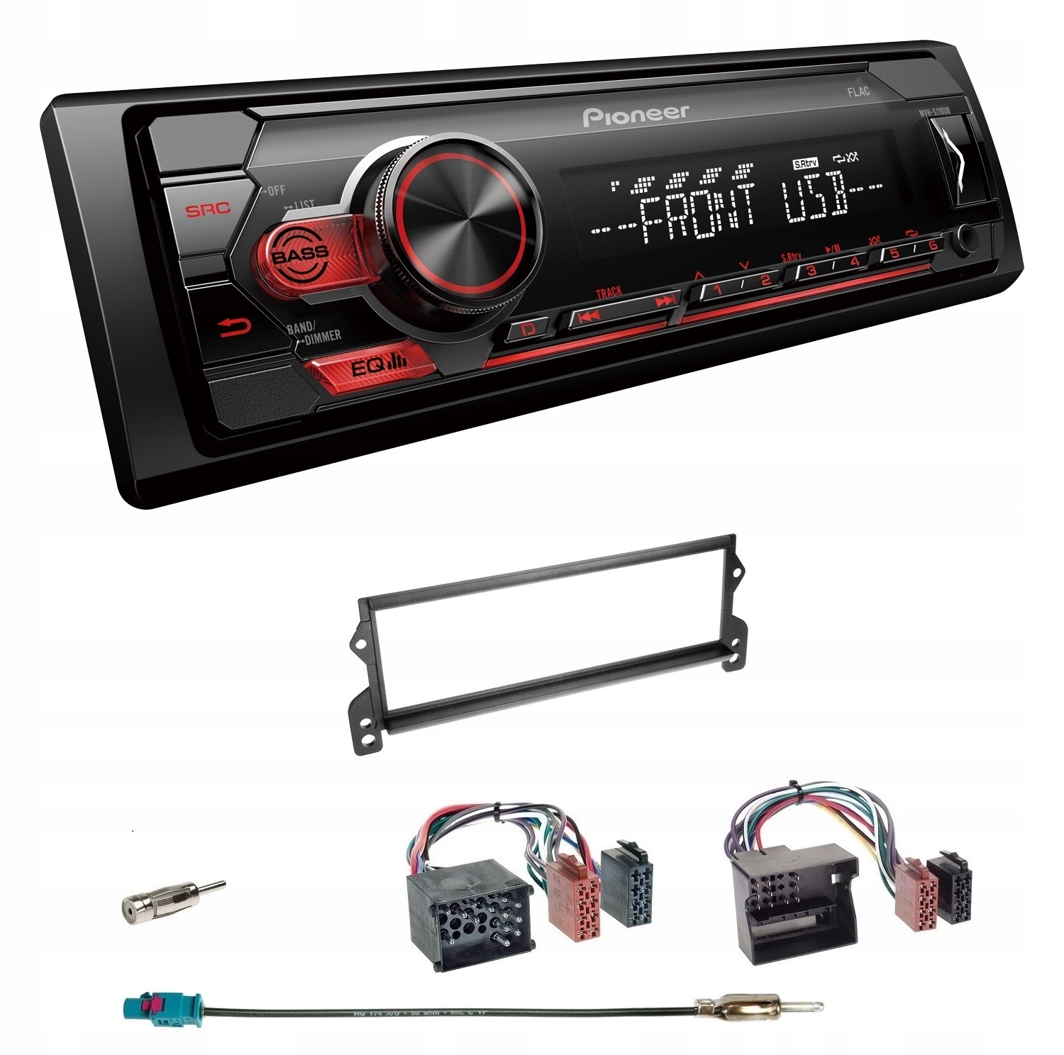 Automobilové rádio Pioneer MVH-S110UB MP3 Aux Usb Bmw Mini Cooper One