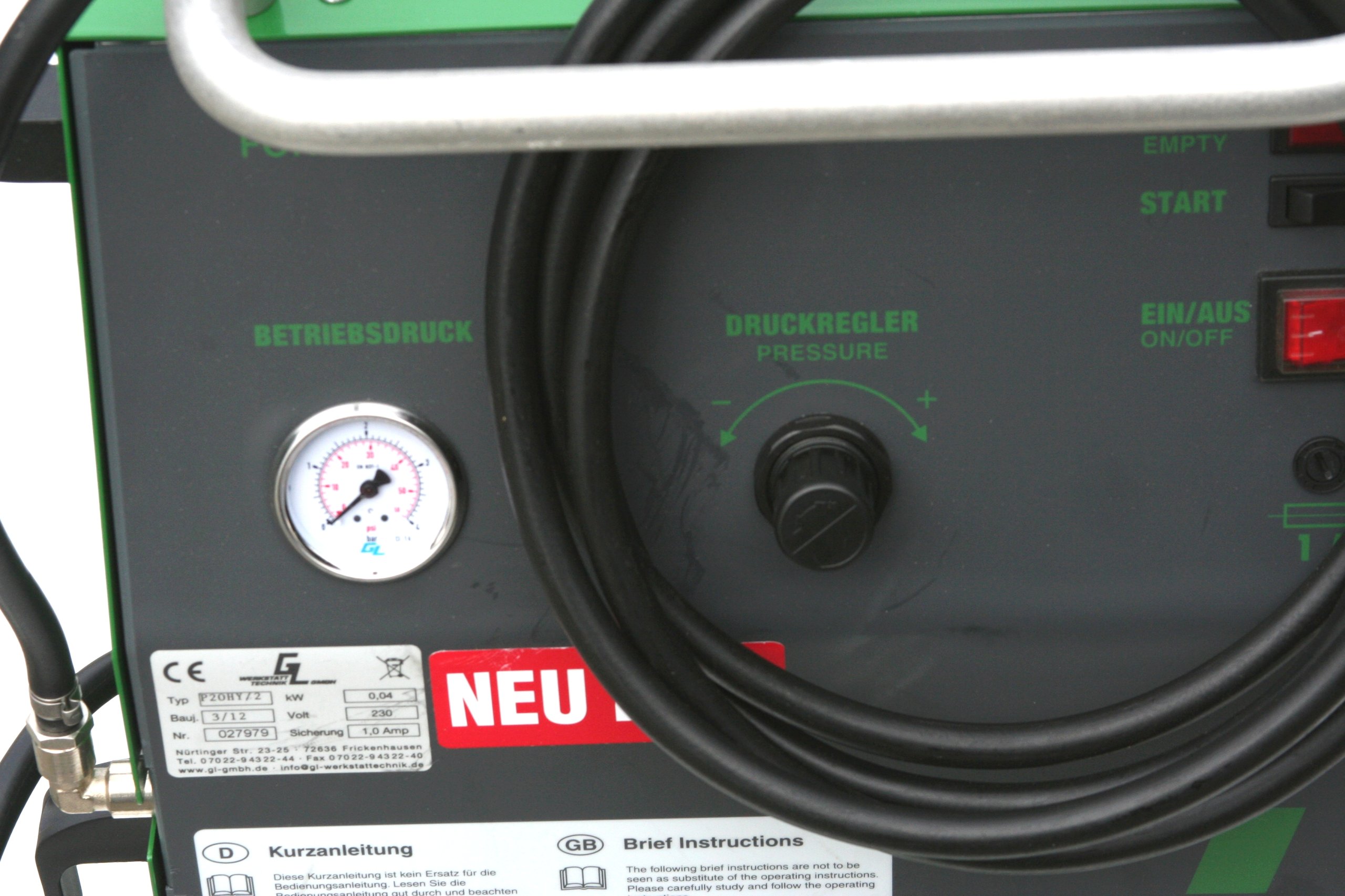 KS Tools KS20HY do wymiany oleju hydraulicznego Producent code KS20HY