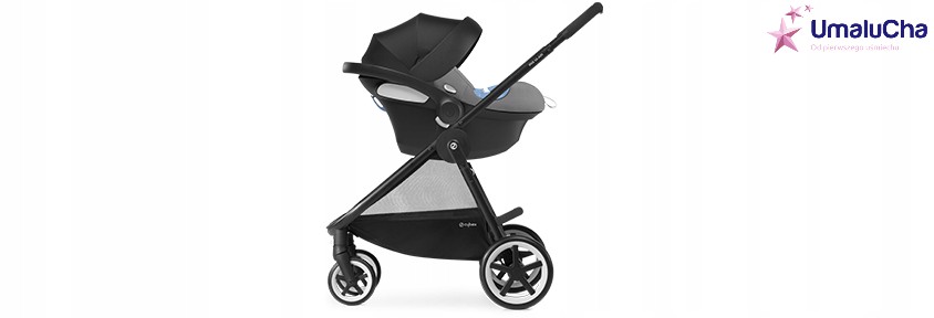 CYBEX duży obszerny FOTELIK ATON M I-Size 0-13 kg dla noworodka Grey szary Seria Aton M i-Size