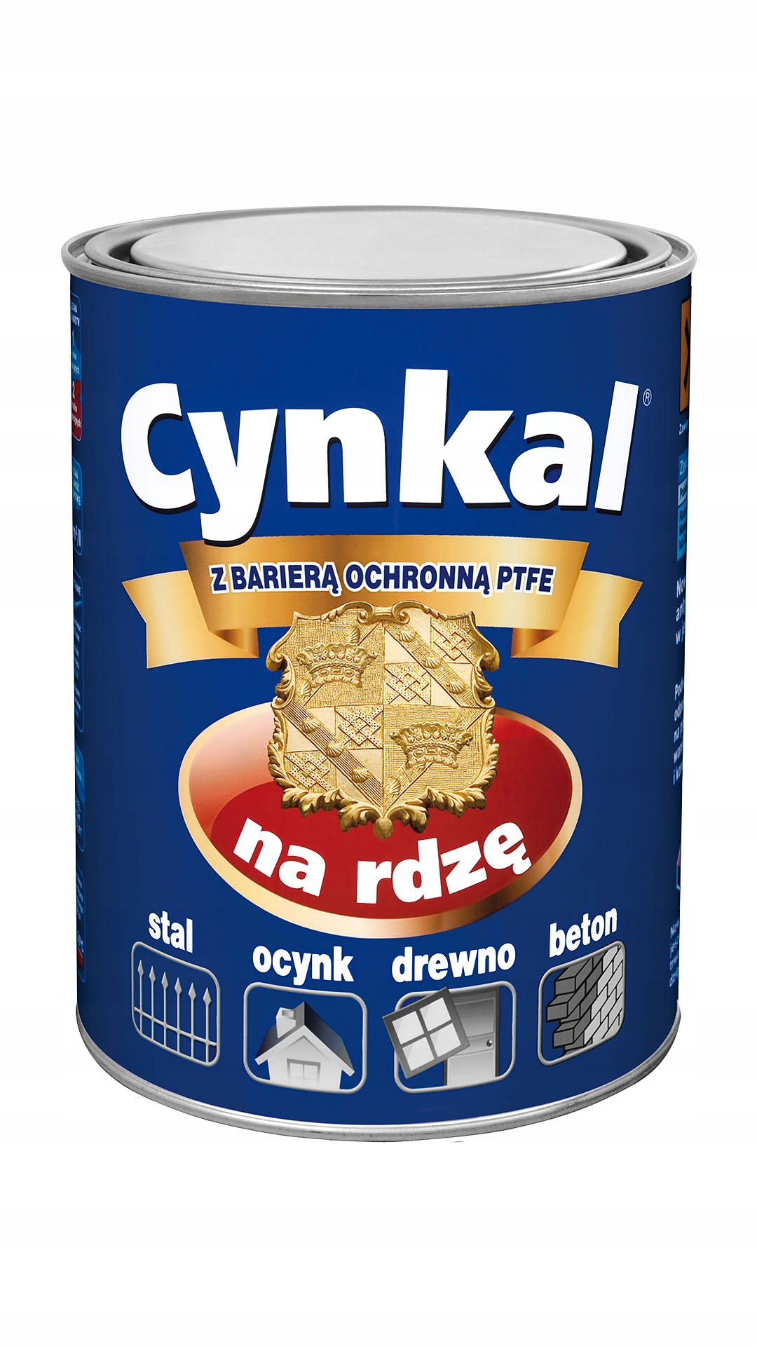 

Cynkal 0,7L idealny na rdzę 2w1 SZARY.j Ral 7040