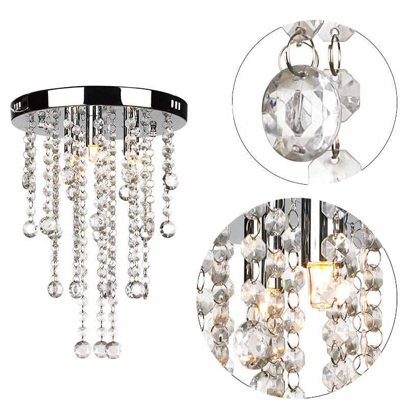 

Lampa sufitowa wisząca kryształowa glamour plafon