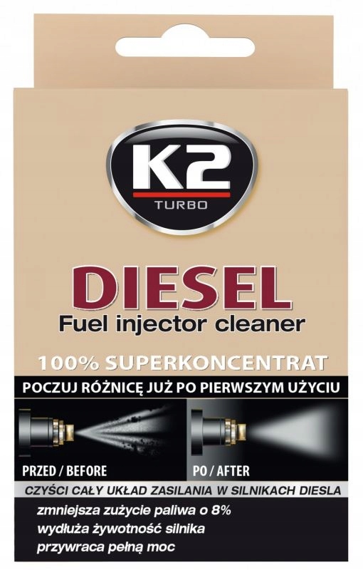 

K2 Diesel środek do czyszczenia wtryskiwaczy