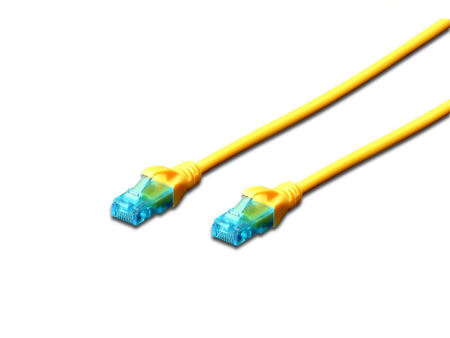 Patch cord Utp kat. 5e 1m żółty Digitus DK-1512-010/Y