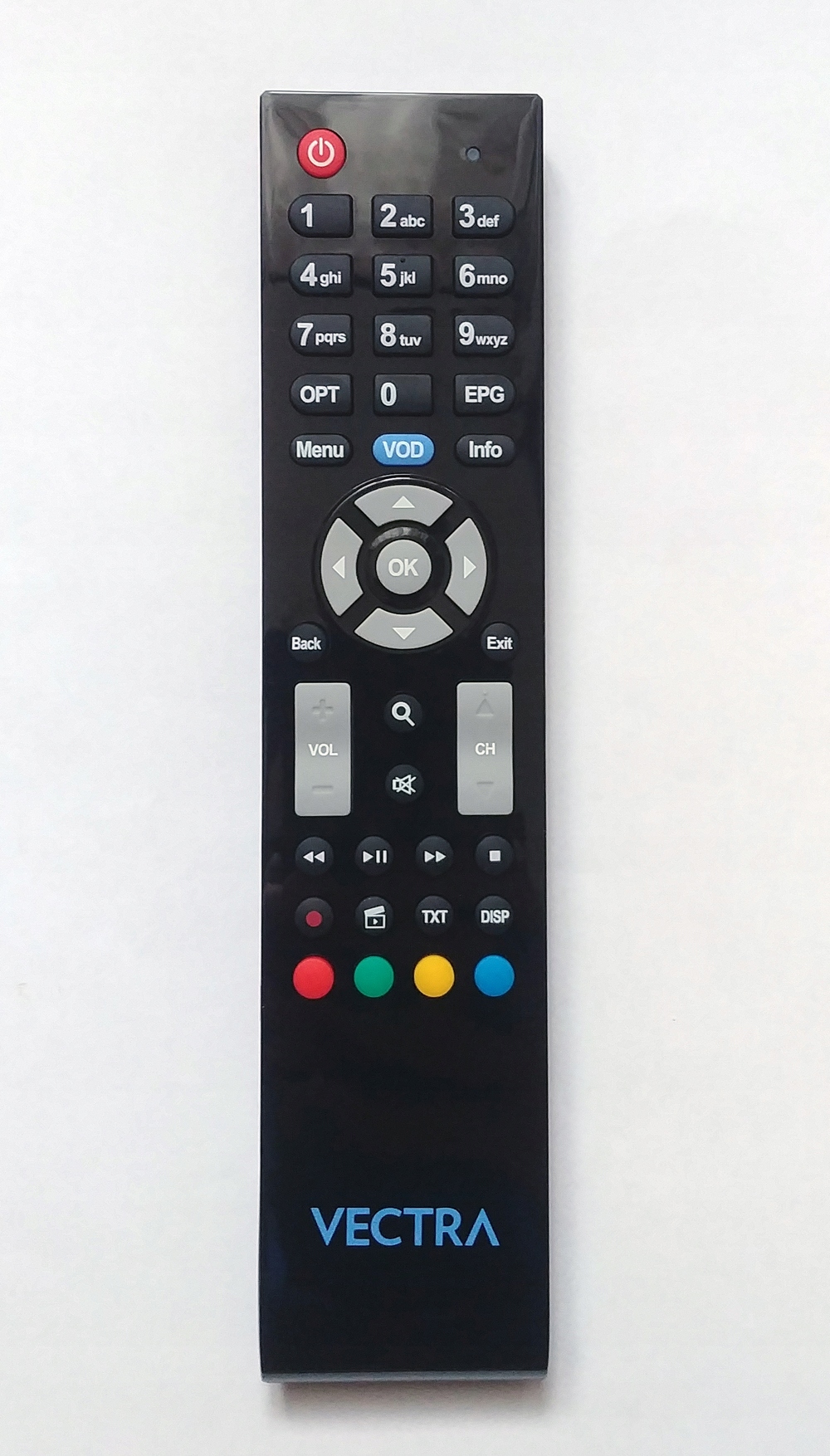 Pilot do dekoderów telewizji kablowej VECTRA -BLUE Marka Vectra