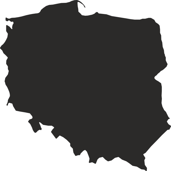 

Szablon malarski na ścianę mapa Polski 70x70cm