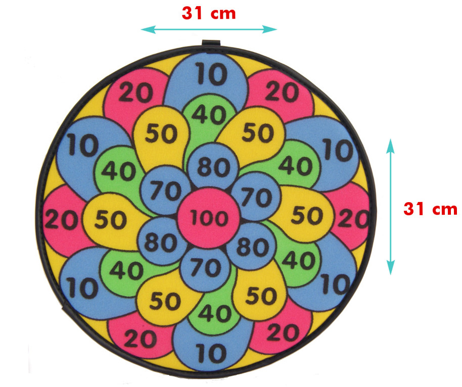 TARCZA na Piłki Rzepy Rzutki Bezpieczne dla Dzieci Płeć Chłopcy Dziewczynki