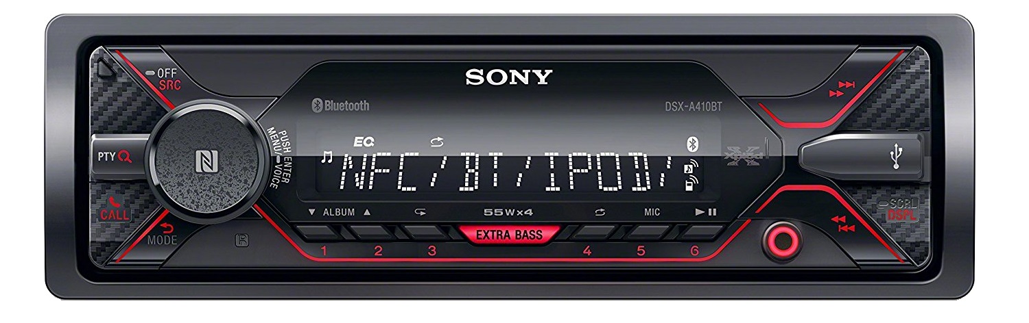 Sony DSX-A410BT Autorádio Bluetooth AUX USB MP3 Apple iPhone