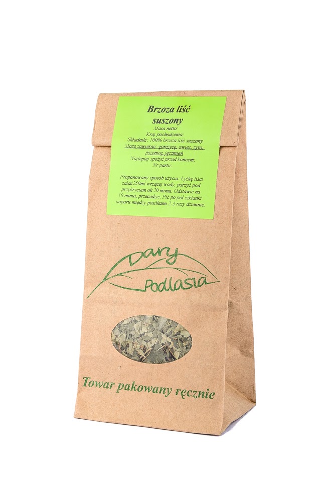 

Brzoza liść brzozy Zioła 200g Dary Podlasia