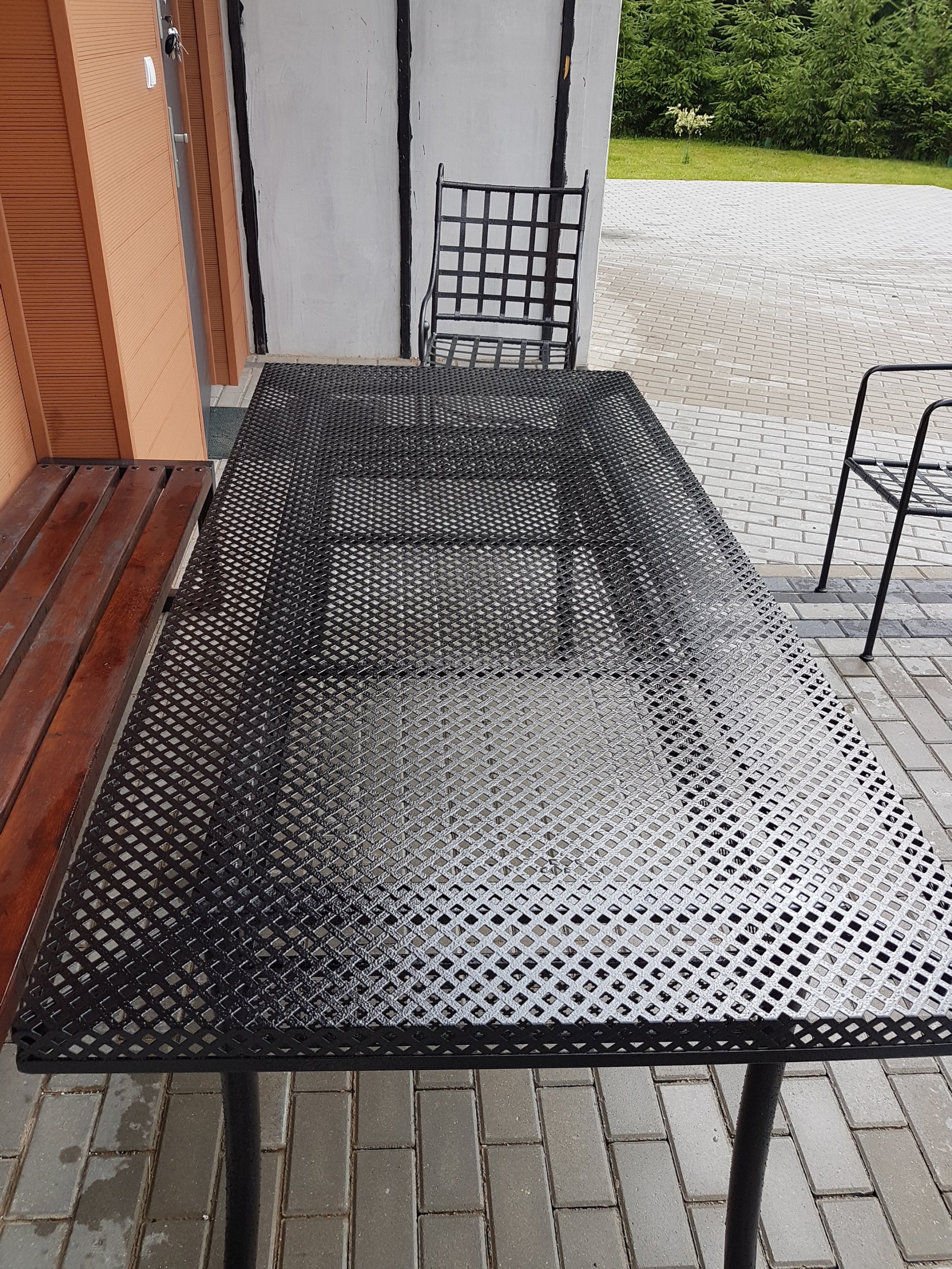 STOL METALOWY PERFOROWANY 90X190 LOFT INDUSTRIAL Producent Tomar