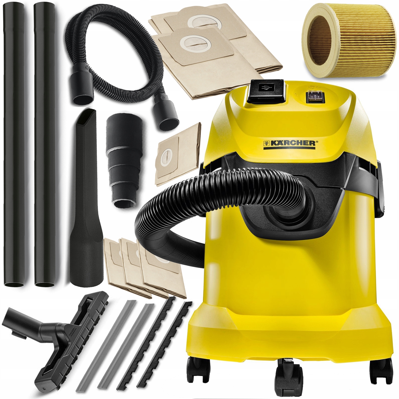 

Odkurzacz Przemysłowy Karcher WD3P Z Gniazdem 1400