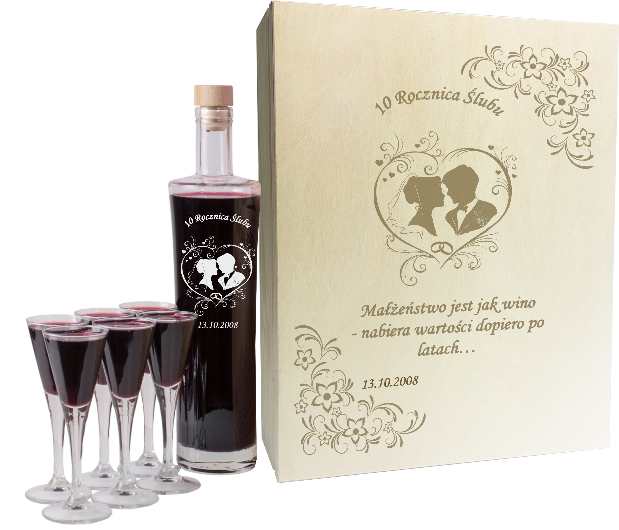 

Karafka Z Grawerem Do Nalewki Likieru Skrzynka