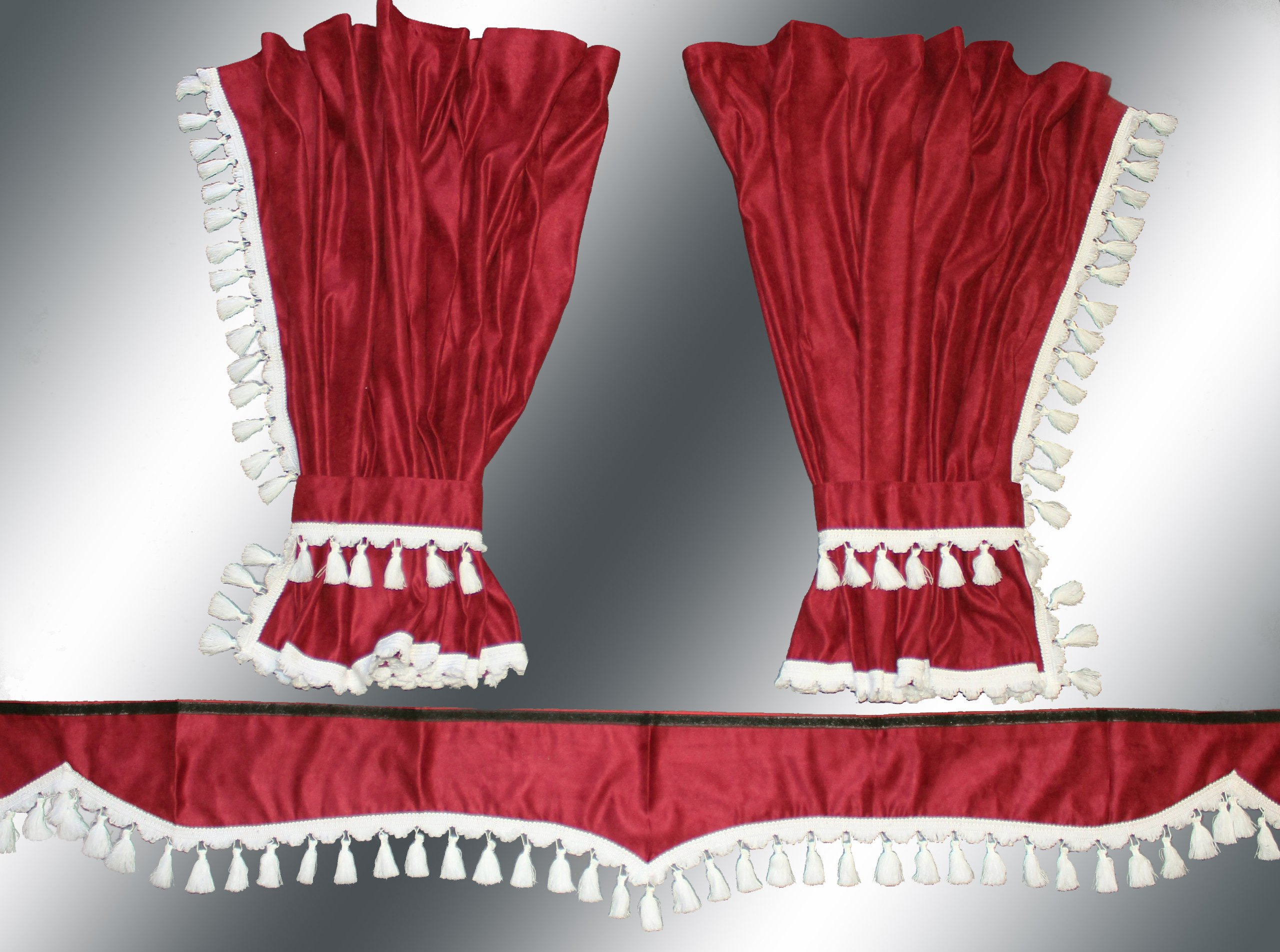 TIR CURTAINS MERCEDES ACTROS MP5 AND MP4 + HOOKS!