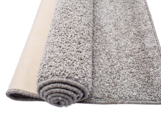 

Dywan Shaggy Obszyty 200x200 popiel salon sypialni