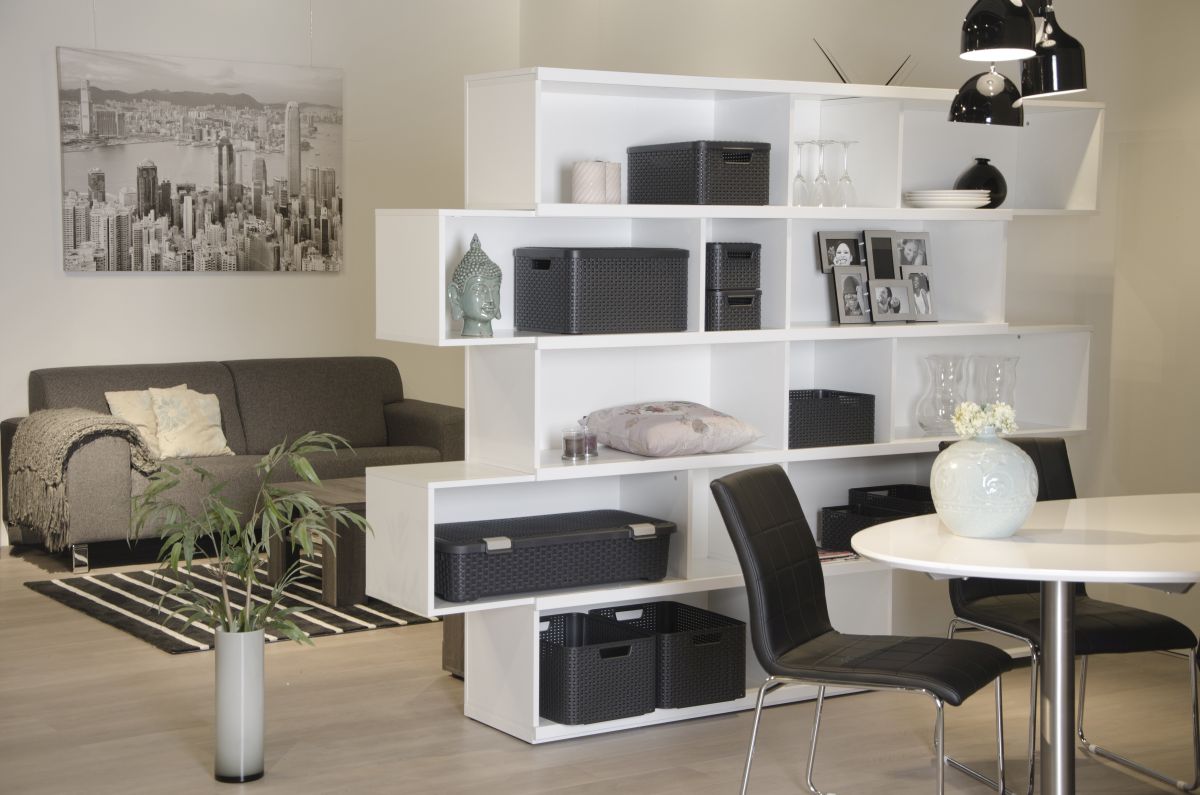 Koszyk, pudełko Rattan Style M z pokrywą CURVER Długość (dłuższy bok) 39.3 cm