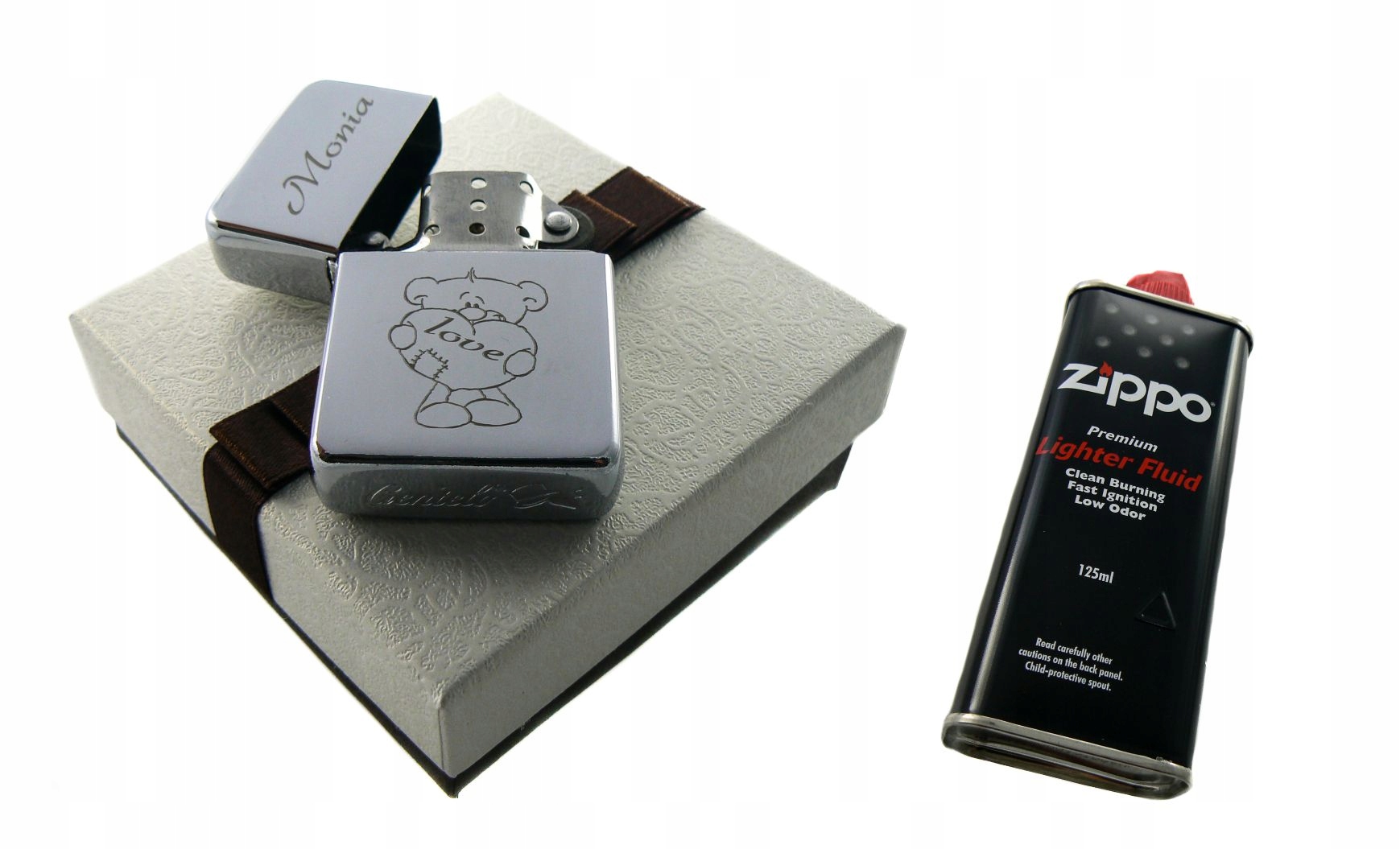 

Zapalniczka Grawer benzynowa Lighter zestaw logo