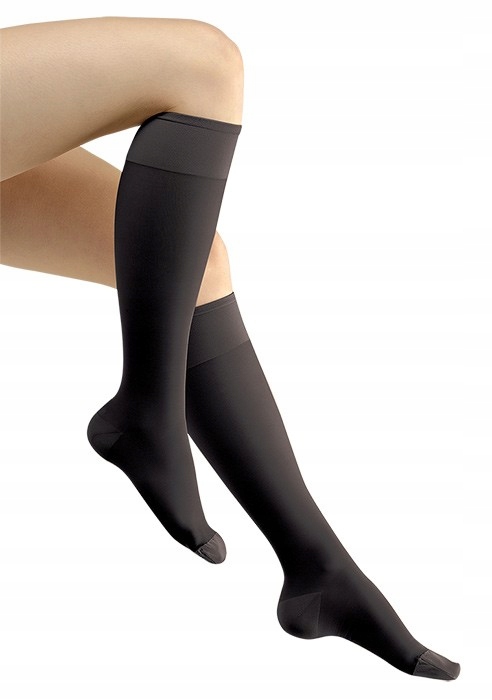 ARIES 140 podkolanówki uciskowe STRONG (M) czarne Model M NORMAL