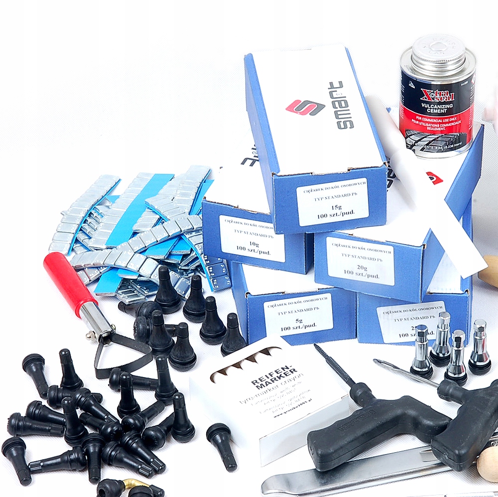 DUZY ZESTAW STARTOWY DO WULKANIZACJI Producent code zestaw d