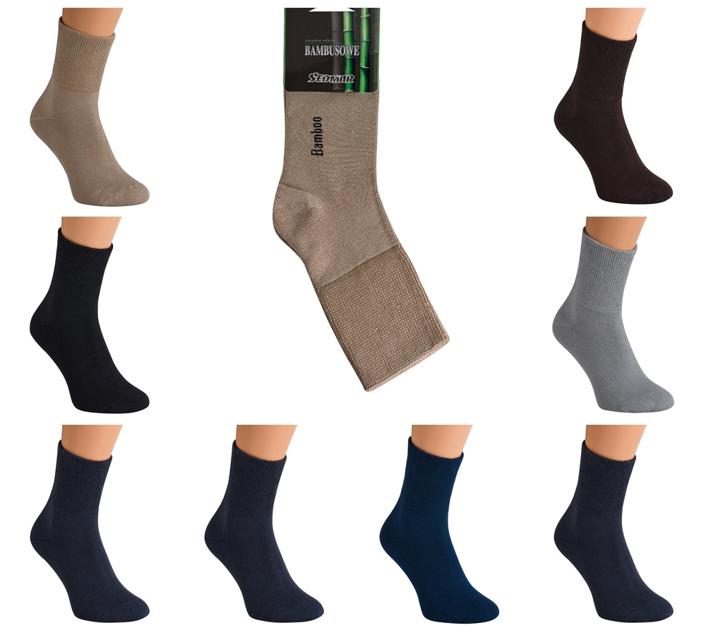 

Zimowe Skarpety Bambusowe Płaski Szew 41-43 Bamboo