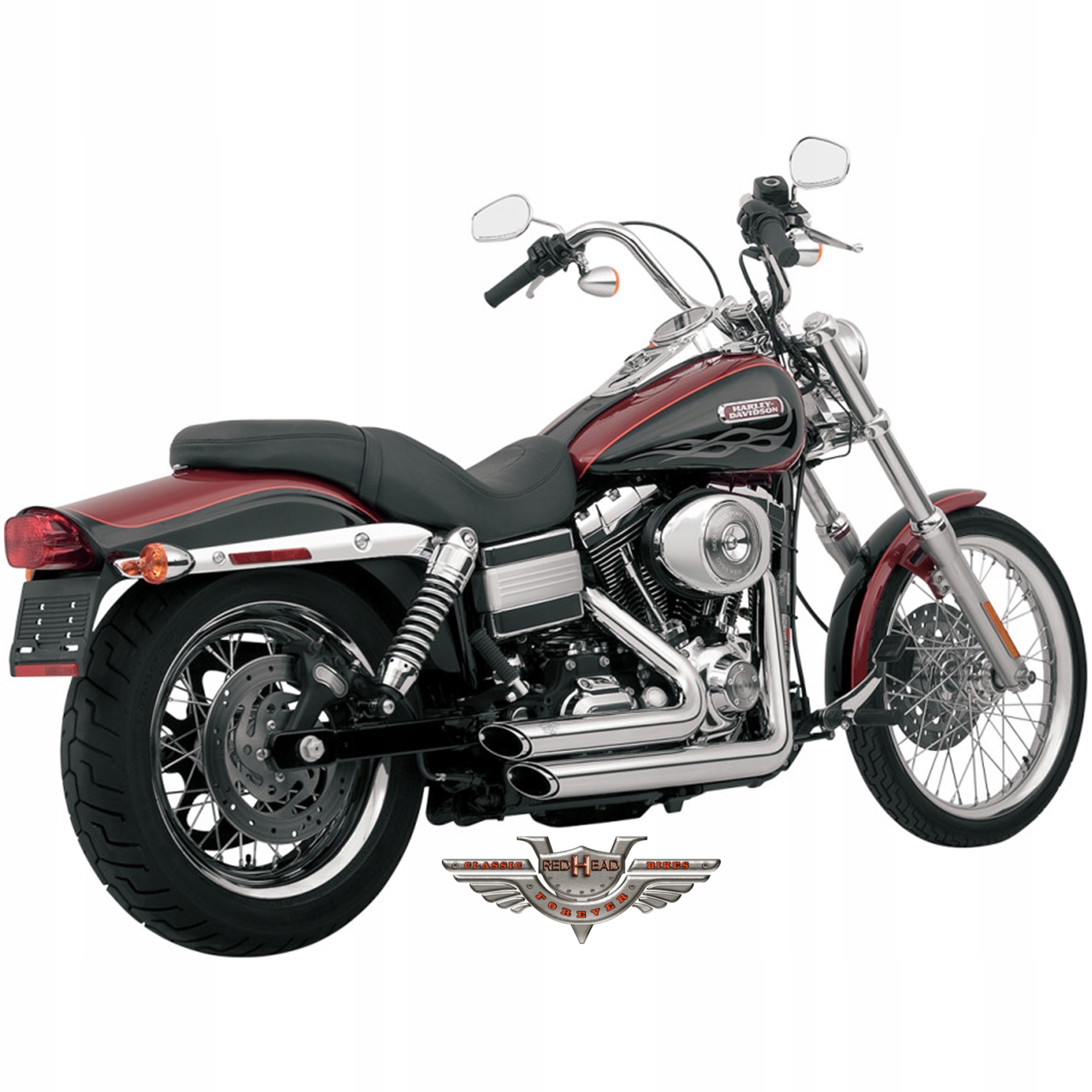 17217 - HARLEY DYNA LOW WIDE SUPER ВЫХЛОП V & H 06-11