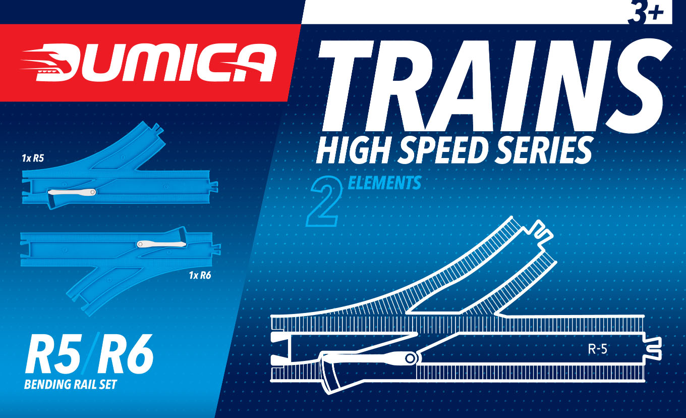 DUMICA - Zestaw zwrotnic R5/R6 - TOMICA Marka Dumica