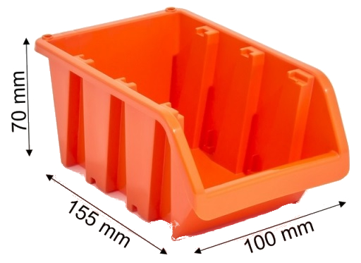 ZESTAW POJEMNIKÓW KUWET magazynowych 120 + 8 tabl Marka Prosperplast