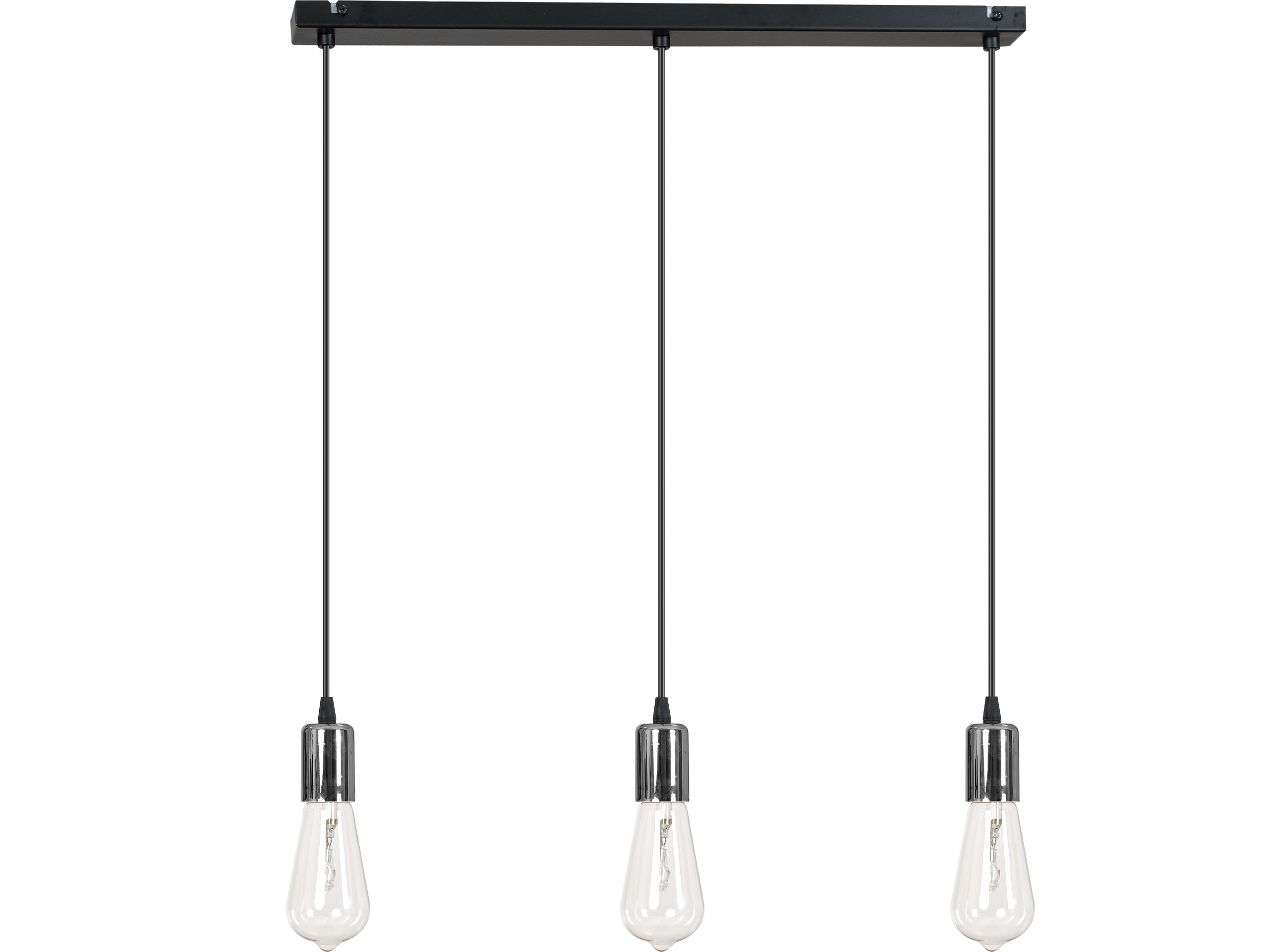 Nowoczesna LAMPA WISZĄCA CHROM MIEDŹ edison 3 x60W Marka Light-Home