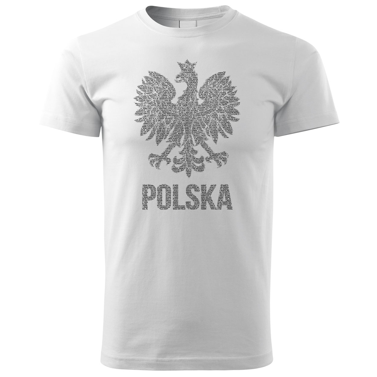 

Koszulka męska Orzeł Z Hymnem Polski Xs 5XL