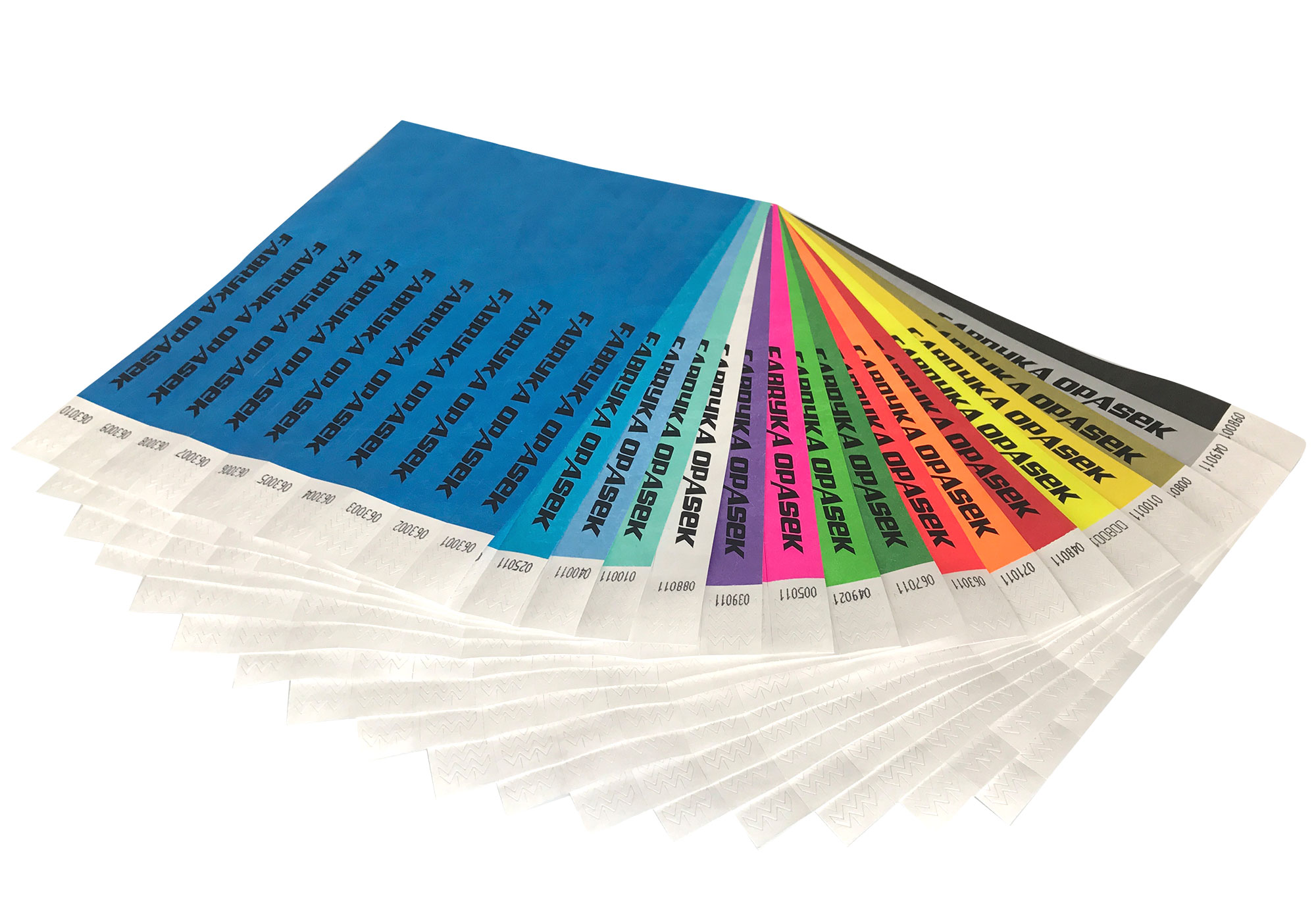 OPASKI NA RĘKĘ DYSKOTEKA TYVEK 19mm - 1000 szt. EAN (GTIN) 5905068633021