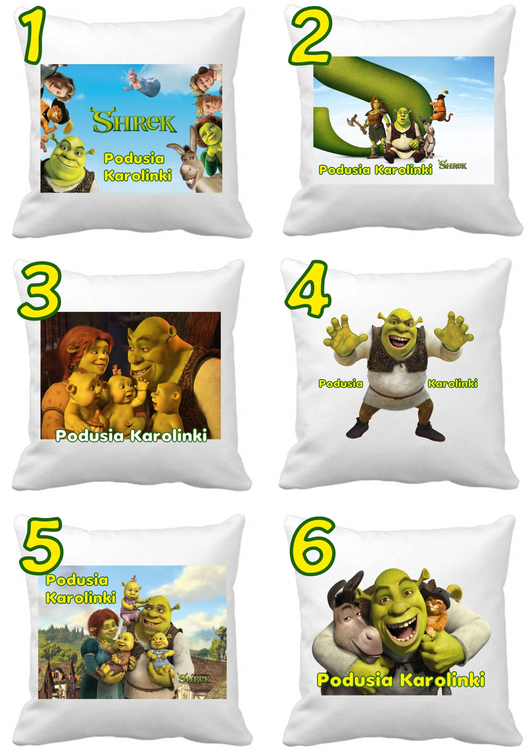 SHREK FOTO PODUSZKA Mikrofibra+IMIĘ Kod producenta SH1