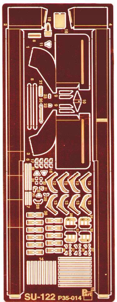 Part P35-014 1/35 SU-122 (Tamiya)