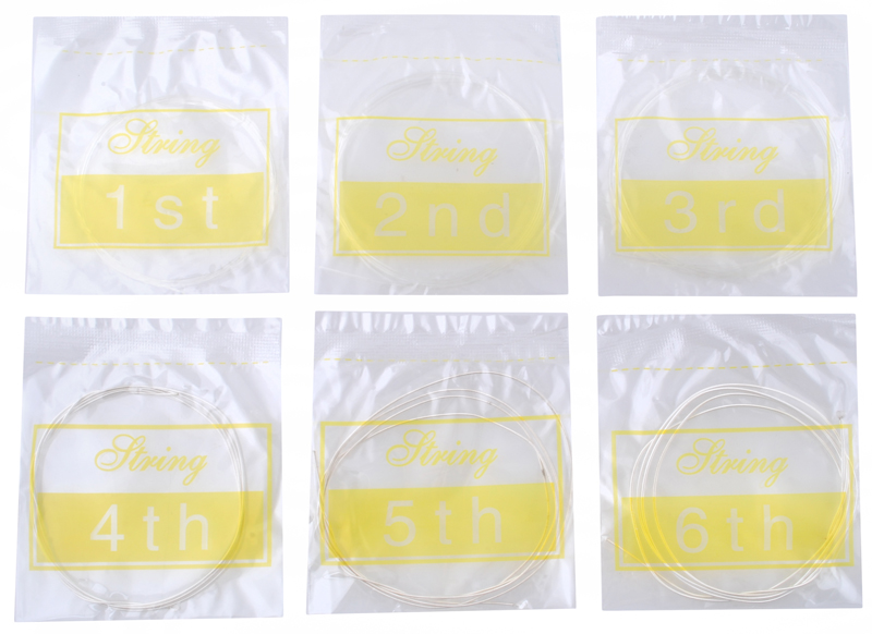 STRUNY DO GITARY KLASYCZNEJ NYLONOWE 6 SZTUK Kod producenta OTHER