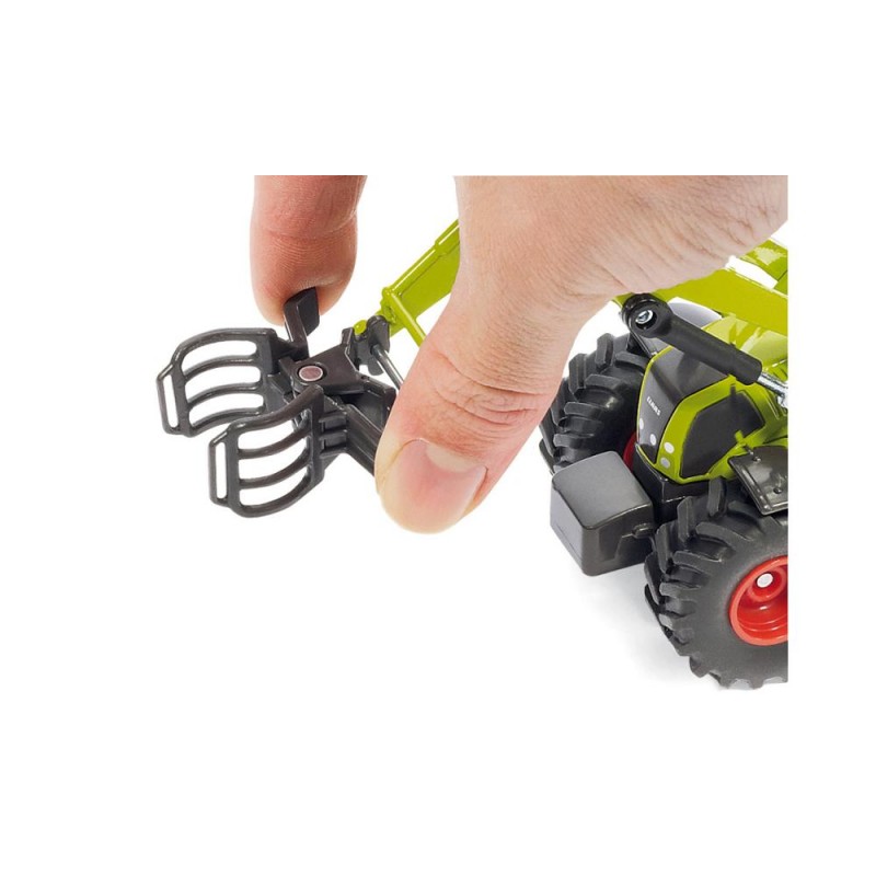 SIKU 1946 CLAAS Z CHWYTAKIEM DO BEL+PRZYCZEPA 1:50 Materiał Plastik