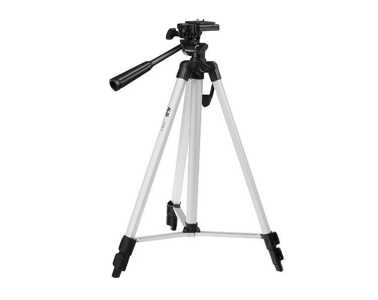 

Statyw foto Tripod + Futerał 145cm KT-330a Srebrny