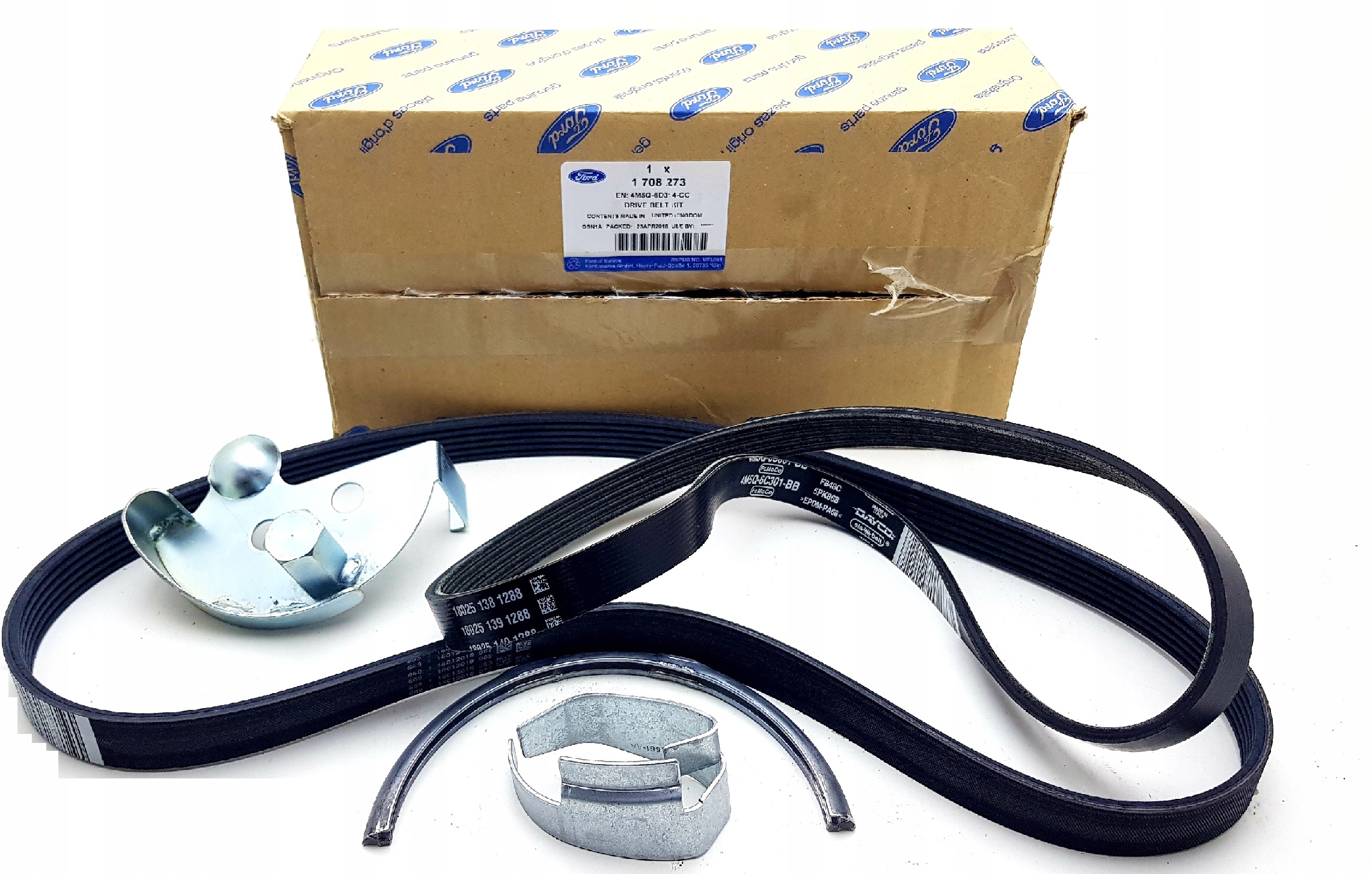 1708273 - FORD C-MAX 1.6 1.6 TI КЛИНОВІ РЕМЕНІ OE FORD