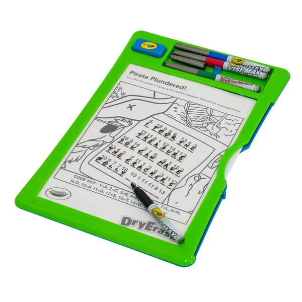 CRAYOLA DRYERASE ДОСКА, ФЛОМАСТЕРЫ, ШАБЛОНЫ, ЛАСТИК