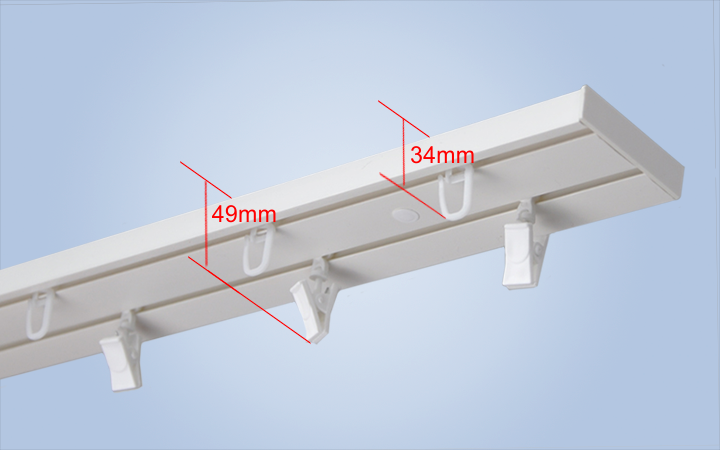 SZYNA SUFITOWA DWUTOROWA PCV 2 BIEG KARNISZ Marka inna