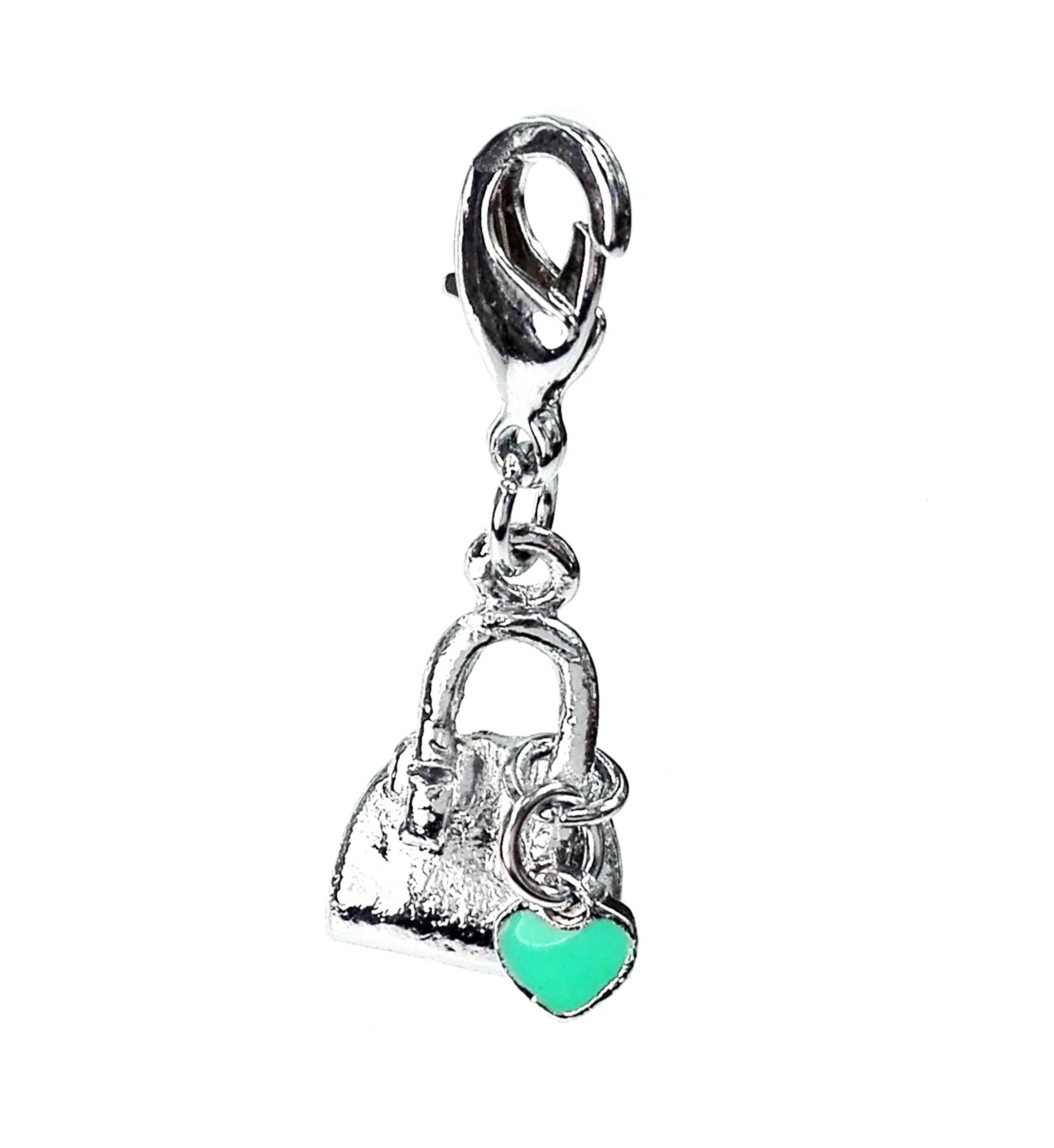 

Zawieszka charms torebka z serduszkiem serce