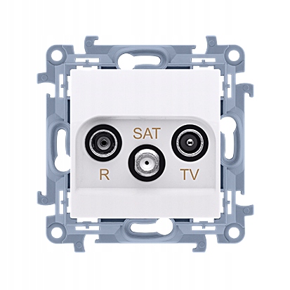 

Simon 10 gniazdko R-tv-sat białe CASK/11