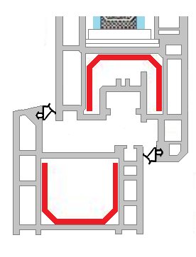 Uszczelki do okna okien okienne UNIWERSALNE Marka Stomil