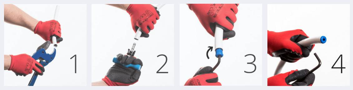 KOREK CZERWONY DO PRÓB SZCZELNOŚCI RUR PEX 16X2 Typ pozostałe