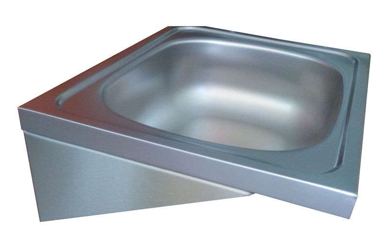 Gastronomické umyvadlo z nerezové oceli, dřez