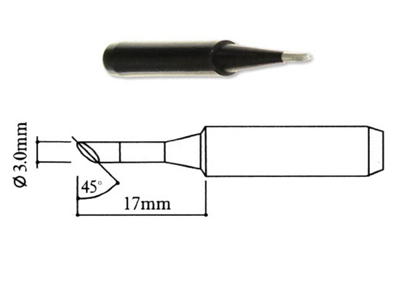 

Grot do Wep Zhaoxin Pt T-3C 3mm ścięty Black Hq