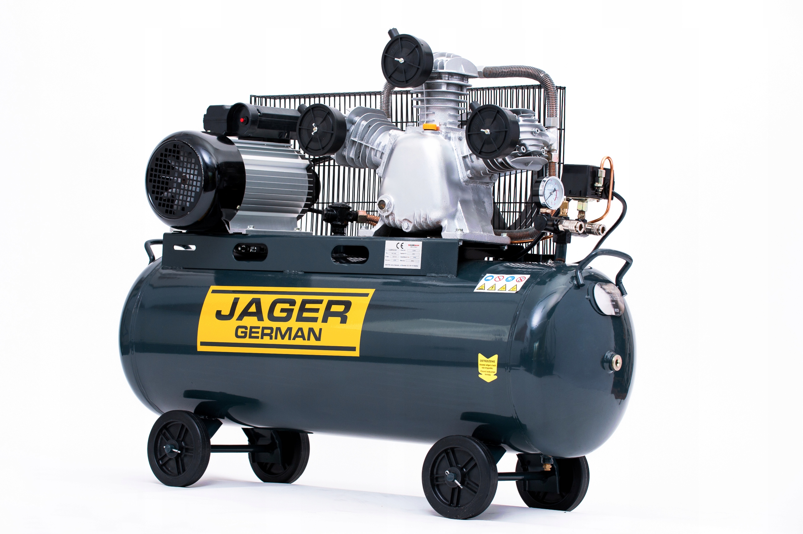 

kompresor sprężarka 100l 540lMin 230V jager german