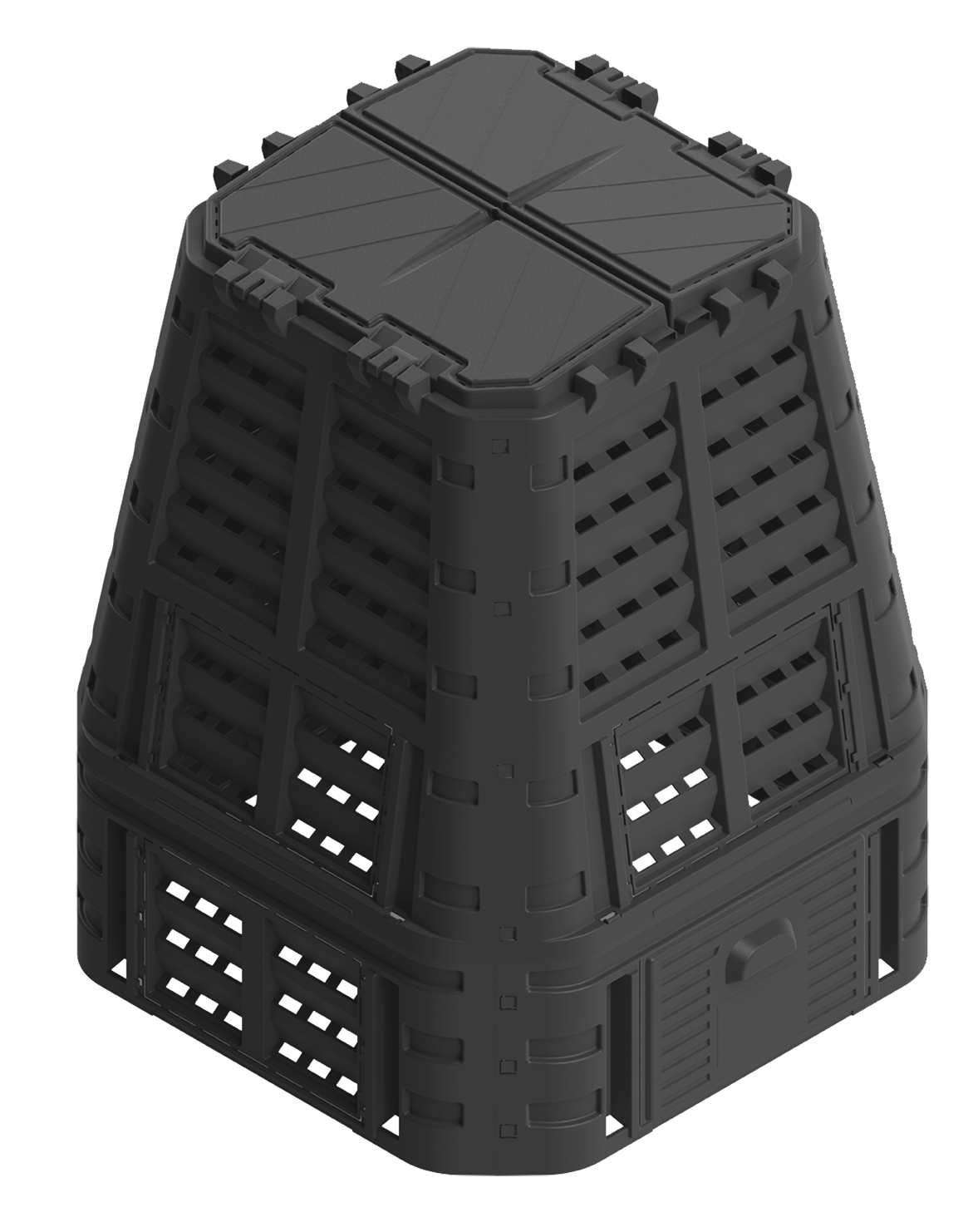 

Kompostownik MultiComposter 650l Czarny do ogrodu
